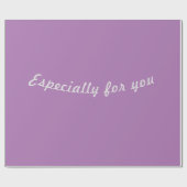 Speciaal voor jou lavendel #AD76B2 Cadeaupapier (Vlak)