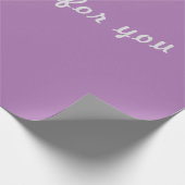Speciaal voor jou lavendel #AD76B2 Cadeaupapier (Hoek)