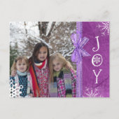 Speciaal voor kerstfeestvieren gepersonaliseerde f feestdagenkaart