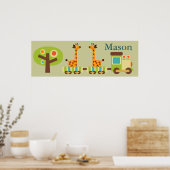 Speciaal voor kinderen ontworpen wanddecor voor Po Poster (Keuken)