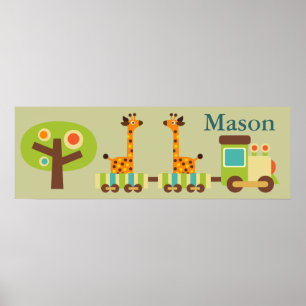 Speciaal voor kinderen ontworpen wanddecor voor Po Poster