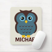 Speciaal voor kinderen uitgeruste Owl Mousepad Muismat (Met muis)
