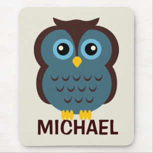 Speciaal voor kinderen uitgeruste Owl Mousepad Muismat