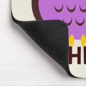 Speciaal voor kinderen uitgeruste Owl Mousepad Muismat (Hoek)