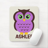 Speciaal voor kinderen uitgeruste Owl Mousepad Muismat (Met muis)