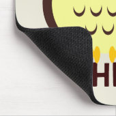 Speciaal voor kinderen uitgeruste Owl Mousepad Muismat (Hoek)