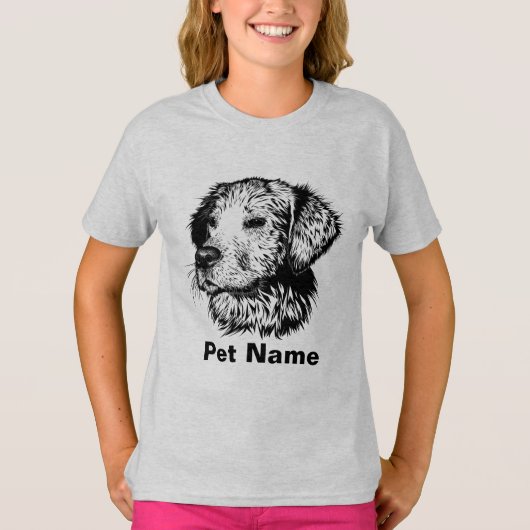 speciaal voor knuppels geschikte hond-T-shirt T-shirt (Voorkant)