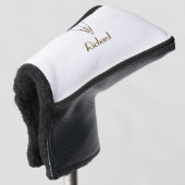 Speciaal voor kunstwerken / Monogram Golfheadcover (3/4 voorkant)