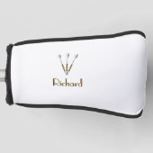 Speciaal voor kunstwerken / Monogram Golfheadcover (Voorkant)