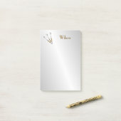 Speciaal voor kunstwerken / Monogram Post-it® Notes (Op bureau)