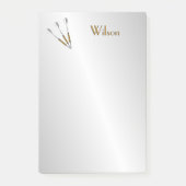 Speciaal voor kunstwerken / Monogram Post-it® Notes (Voorkant)