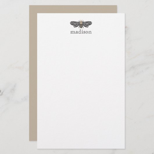 Speciaal voor Lacewing Bee Stationery (Voorkant / Achterkant)