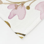 Speciaal voor mam met Blush Flowers Fleece Deken (Hoek)