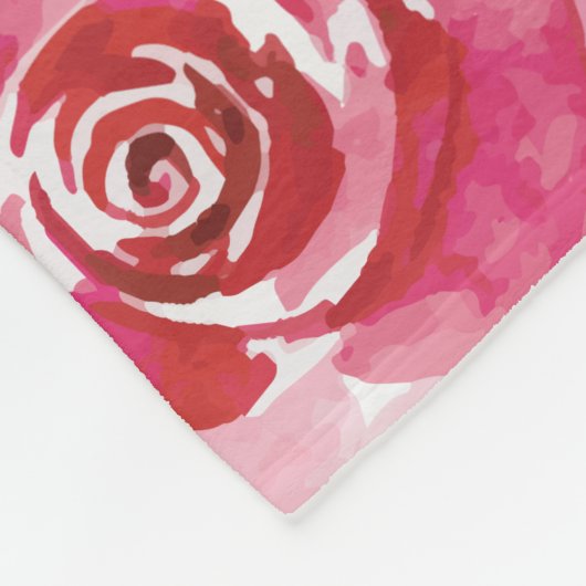 Speciaal voor mam met Blush Flowers Fleece Deken (Hoek)