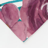 Speciaal voor mam met Blush Flowers Fleece Deken (Hoek)