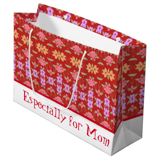Speciaal voor mama groot cadeauzakje (Voorkant Gekanteld)
