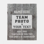 Speciaal voor mannen uitgeruste coachcadeautjes, F Fleece Deken (Voorkant)