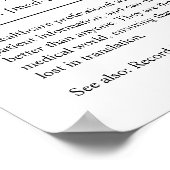 Speciaal voor medische dossiers technicus Gift Pos Poster (Hoek)