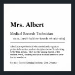 Speciaal voor medische dossiers technicus Gift Pos Poster<br><div class="desc">Elegant creatief medisch recept Technicus Gift in minimalistische stijl zwart-wit. Bekijk onze winkel - collectie voor anderen. Geef ons gratis een bericht als je hulp nodig hebt om dit aan te passen of om het even welke specifieke aanpassingsbehoeften aan te passen.</div>