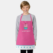 Speciaal voor meisjes bestemde Cupcake Apron Schort (Gedragen)