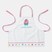 Speciaal voor meisjes bestemde Cupcake Apron Schort (Voorkant)