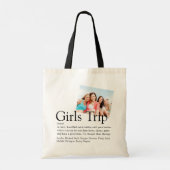 Speciaal voor meisjes bestemde reisfoto tote bag (Achterkant)