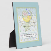 Speciaal voor meisjes uitgeruste Muur Nursery Art  Fotoplaat (Zijkant)