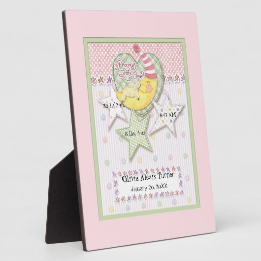 Speciaal voor meisjes uitgeruste Muur Nursery Art  Fotoplaat (Zijkant)