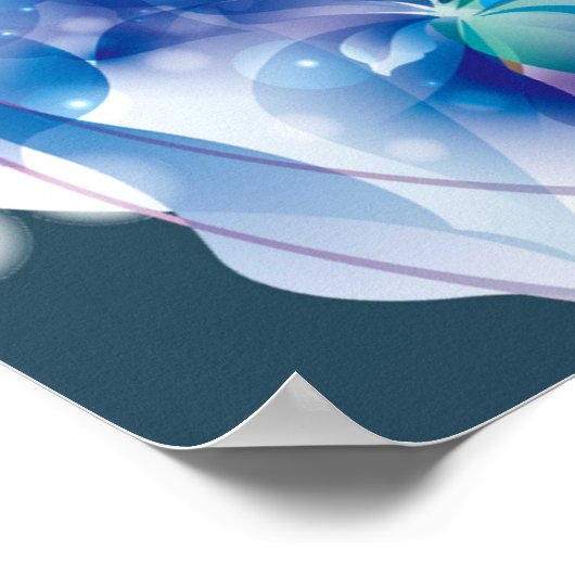 Speciaal voor mijn dochter van mam Butterfly Poster (Hoek)