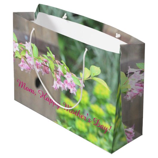 Speciaal voor Moederdag Large Cadeautasje (Achterkant Gekanteld)