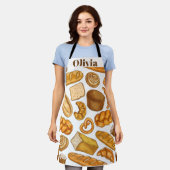 Speciaal voor naam toevoegen Brood en gebak Schort (Gedragen)