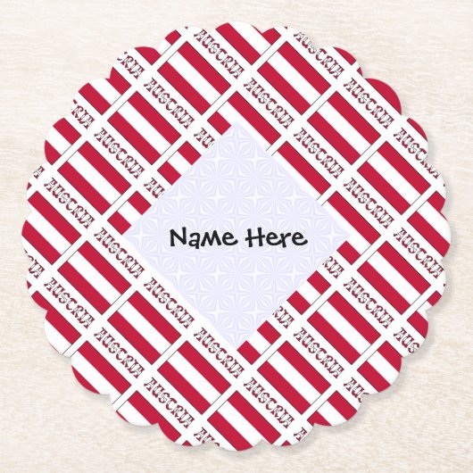 Speciaal voor Oostenrijk en Oostenrijk aangetekend Kartonnen Onderzetters (Voorkant)