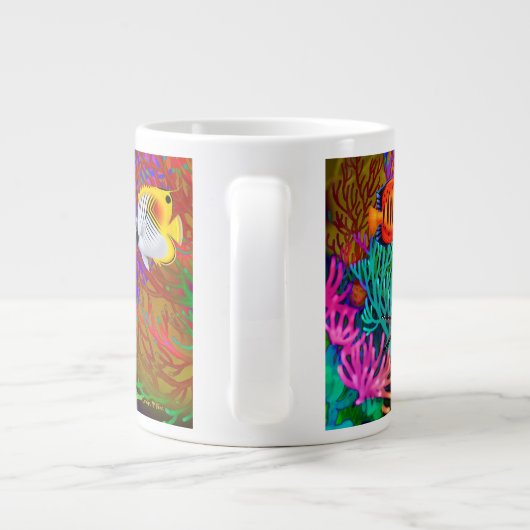 Speciaal voor Pacifische koraalriffen Mok (Achterkant)