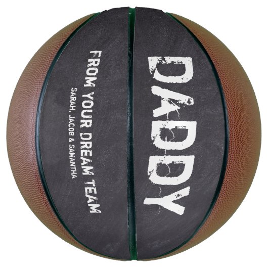Speciaal voor pappa, karton etsen mini basketbal (Verticaal)