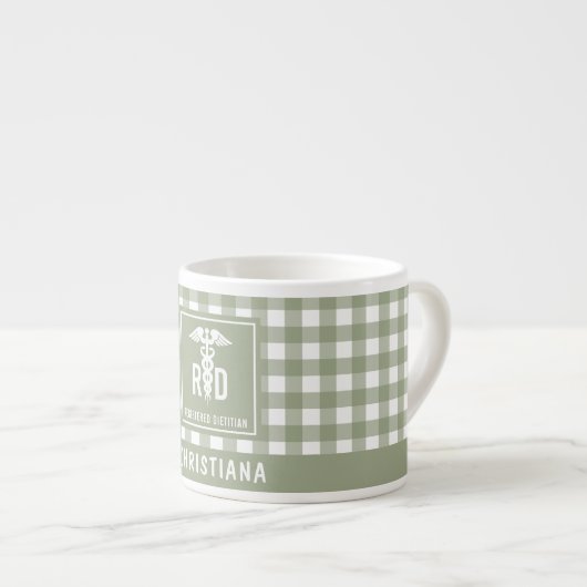 Speciaal voor RD geregistreerd Dietitititititiaans Espresso Kop (Voorkant rechts)