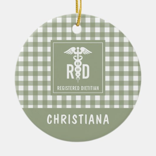 Speciaal voor RD geregistreerd Dietitititititiaans Keramisch Ornament (Voorkant)