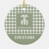 Speciaal voor RD geregistreerd Dietitititititiaans Keramisch Ornament (Achterkant)