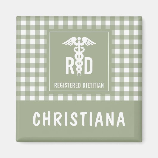 Speciaal voor RD geregistreerd Dietitititititiaans Magneet (Voorkant)