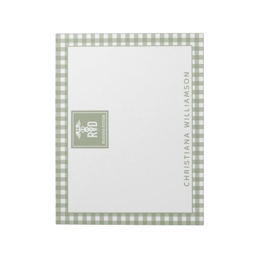 Speciaal voor RD geregistreerd Dietitititititiaans Notitieblok (Linkerzijde)