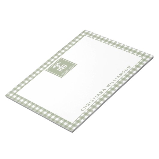 Speciaal voor RD geregistreerd Dietitititititiaans Notitieblok (Schuin)