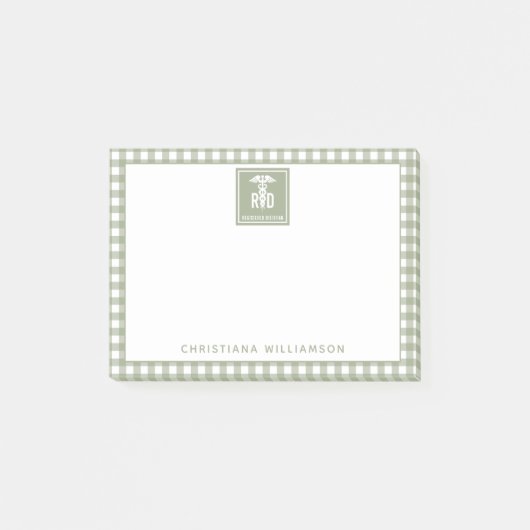 Speciaal voor RD geregistreerd Dietitititititiaans Post-it® Notes (Voorkant)