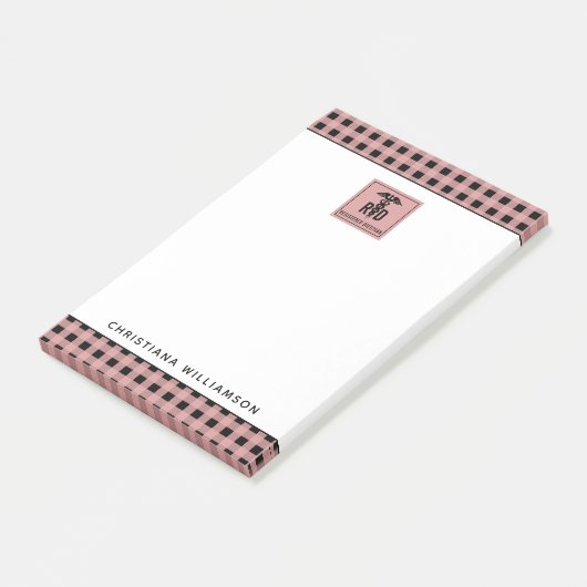 Speciaal voor RD geregistreerd Dietitititititiaans Post-it® Notes (Schuin)