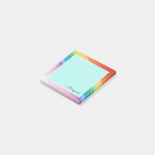 Speciaal voor regenboog gekleurde strepen post-it® notes (Schuin)