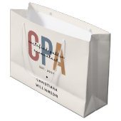 Speciaal voor Retro CPA gecertificeerde openbare a Groot Cadeauzakje (Voorkant Gekanteld)