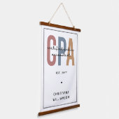 Speciaal voor Retro CPA gecertificeerde openbare a Hangend Wandkleed (Gebogen)