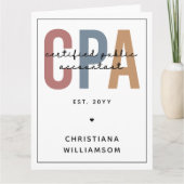 Speciaal voor Retro CPA gecertificeerde openbare a Kaart (Voorkant)