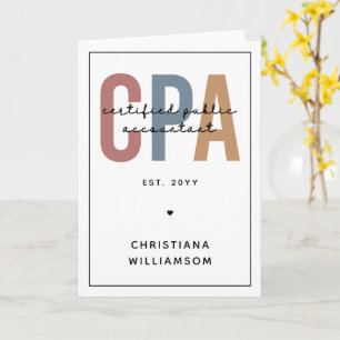 Speciaal voor Retro CPA gecertificeerde openbare a Kaart