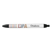 Speciaal voor Retro CPA gecertificeerde openbare a Zwarte Inkt Pen (Voorkant)