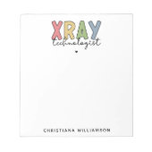 Speciaal voor röntgentechnologie ontworpen röntgen notitieblok (Voorkant)