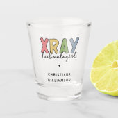 Speciaal voor röntgentechnologie ontworpen röntgen shot glas (Voorkant)